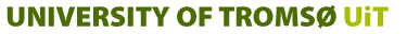 Logo for Universitetet i tromsø