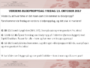 Program verdens  blodproppdag TREC