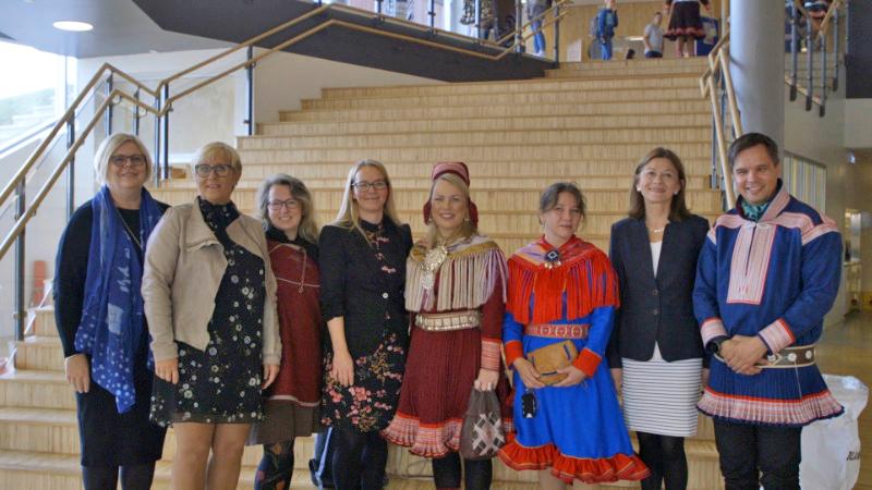 Møte om samisk sykepleierutdanning i Kautokeino.