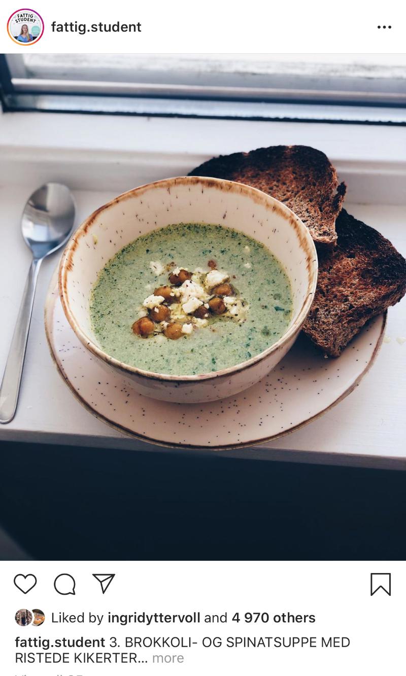 sk&aring;l med suppe