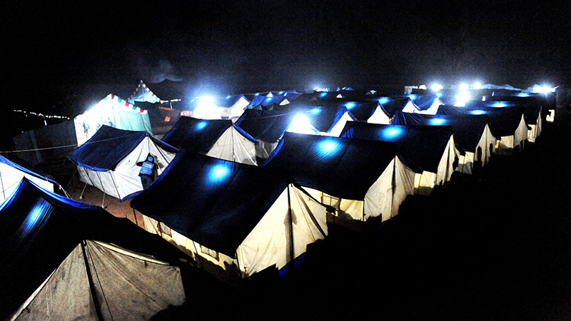 Tent camp