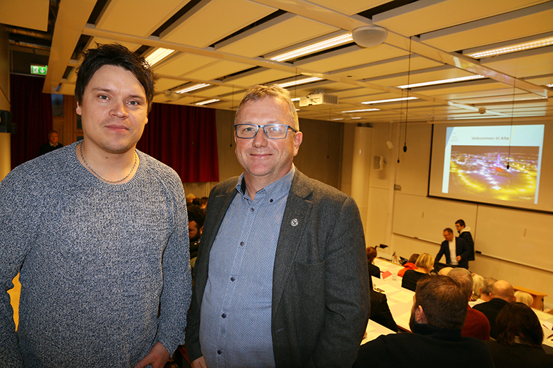 Martin Overvik og Pål Einar Lund, UiT Handelshøgskolen.JPG studierådgivere handelshøgskolen Lund og Overvik