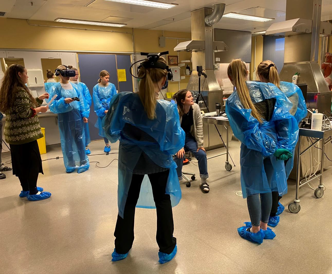 Helsestudenter lærer ved hjelp av VR