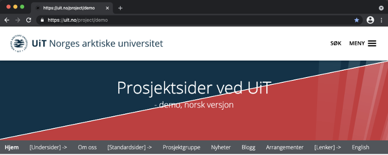 Grafikk som viser fargealternativer for banner