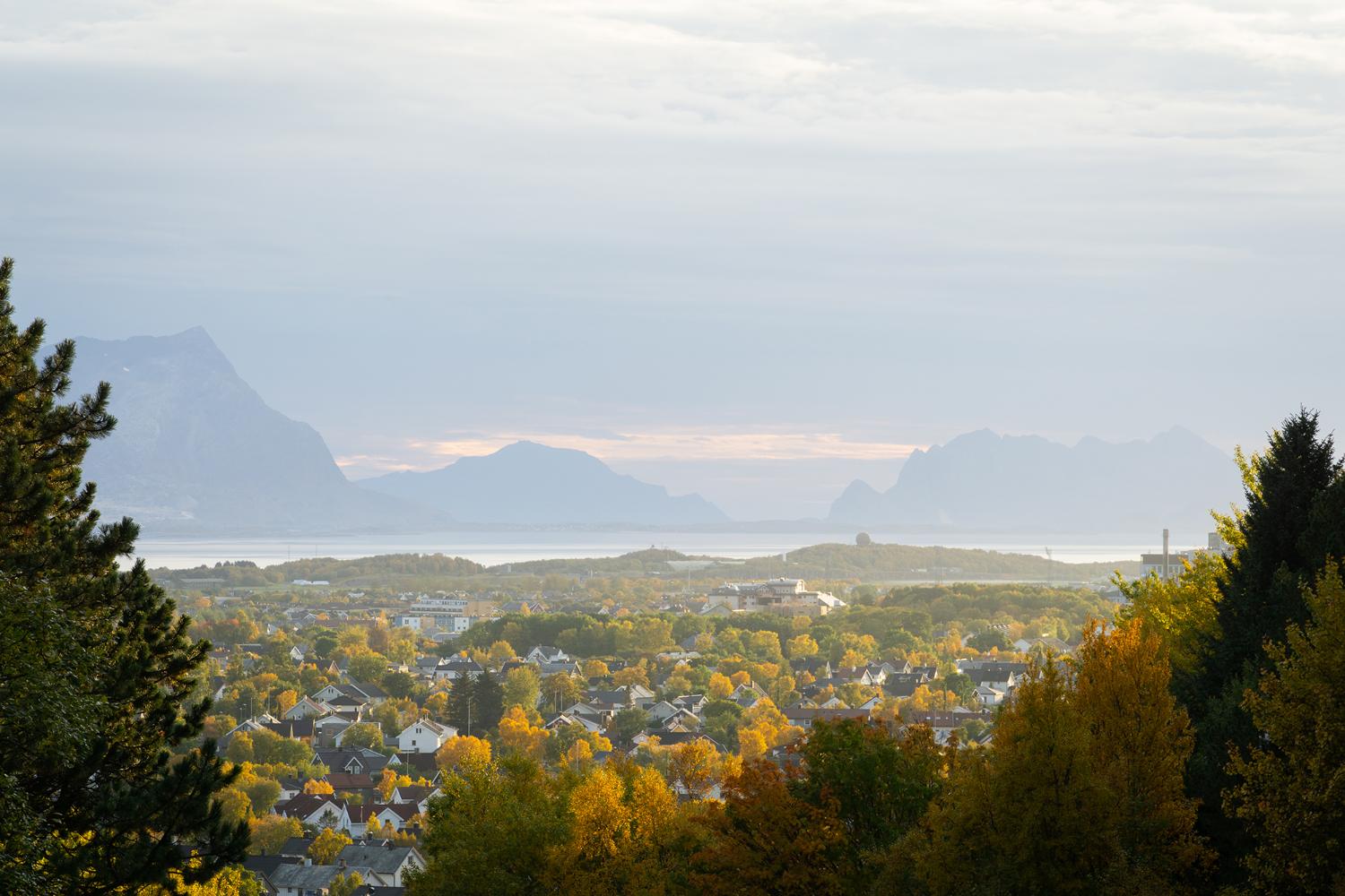 Overview of Bodø.