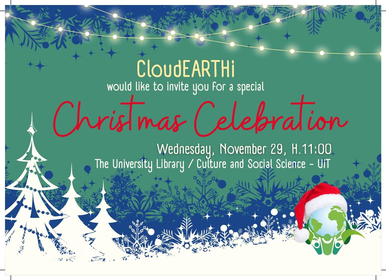 Illustrasjons-/bannerbilde for CloudEARTHi's Christmas Celebration