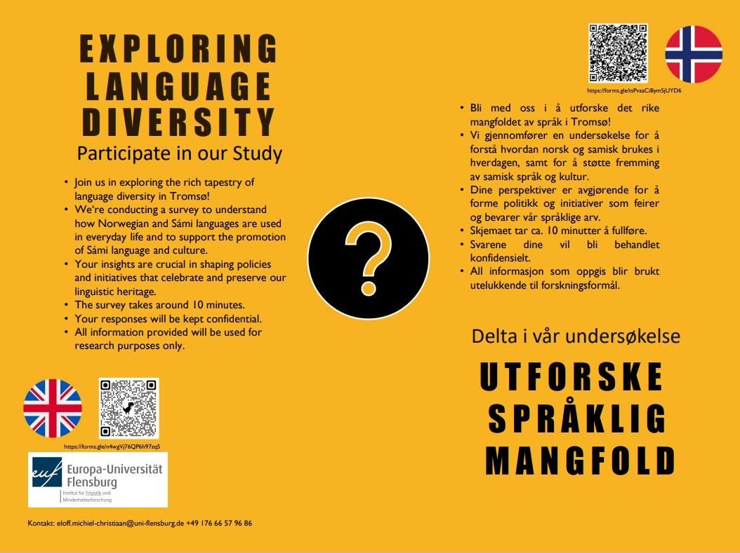 Illustrasjons-/bannerbilde for Participate in a study about exploring language diversity!