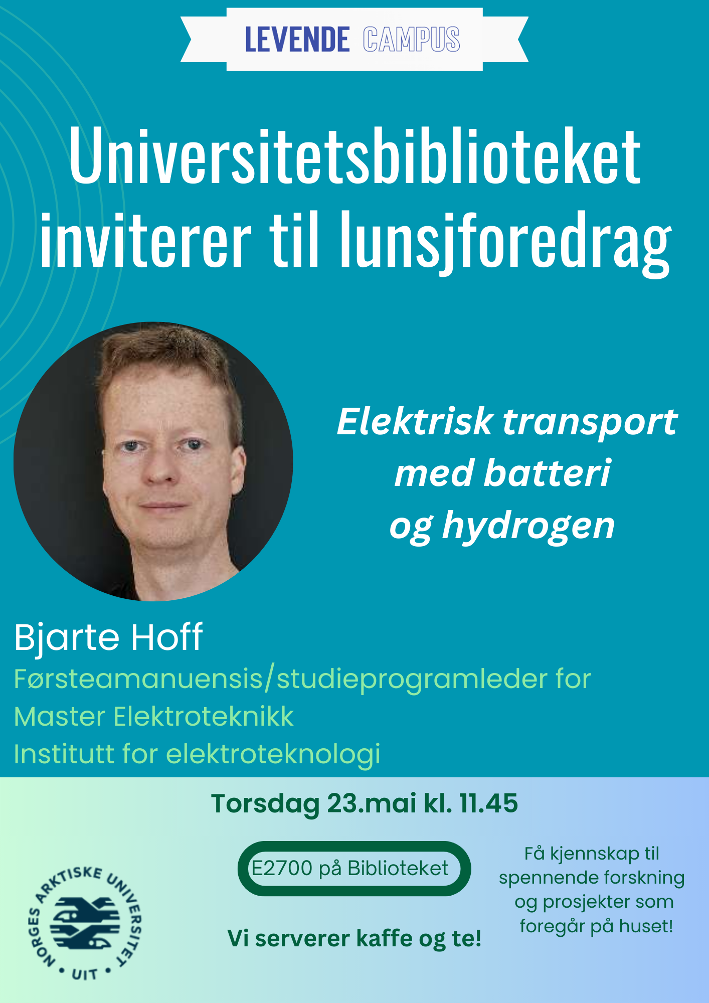 Illustrasjons-/bannerbilde for Lunsjforedrag - Elektrisk transport med batteri og hydrogen