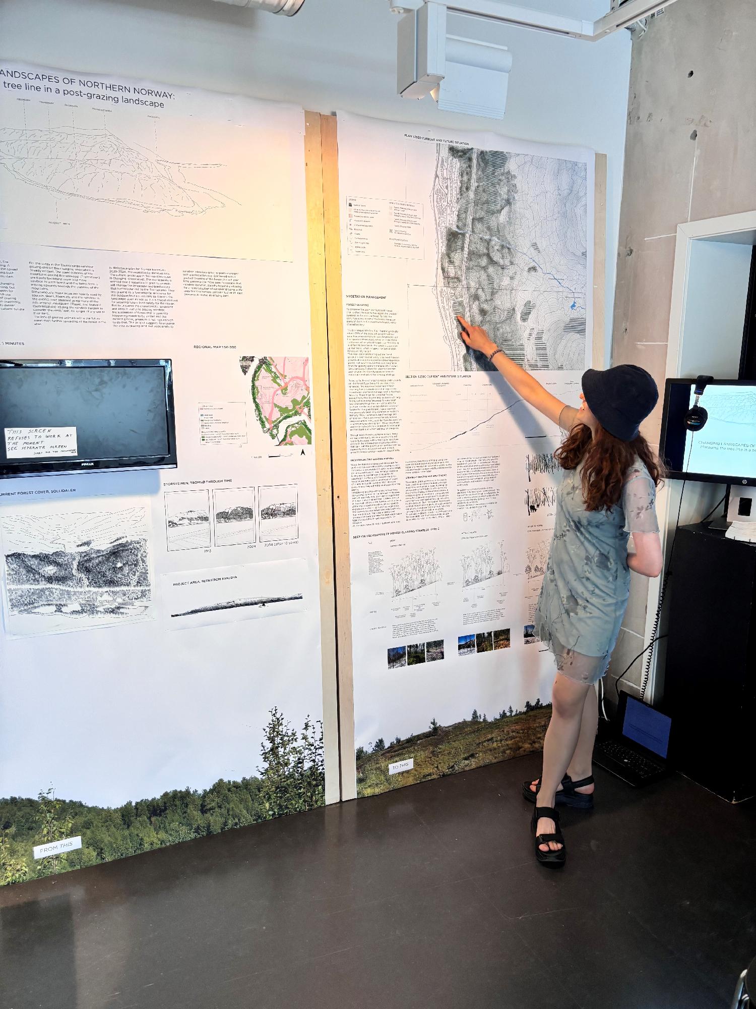 Illustrasjons-/bannerbilde for Welcome to the landscape architecture program spring studio exhibition! 