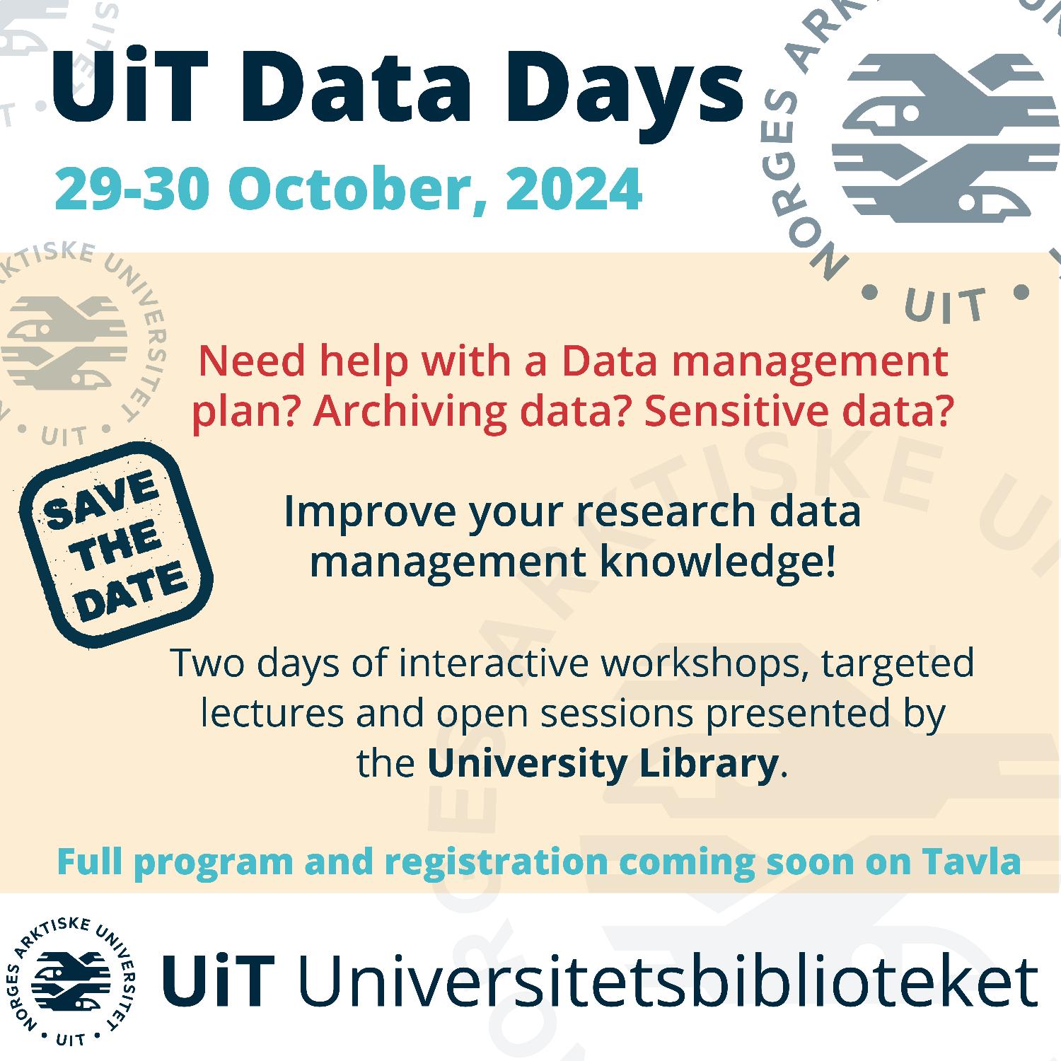 Illustrasjons-/bannerbilde for UiT Data Days 2024