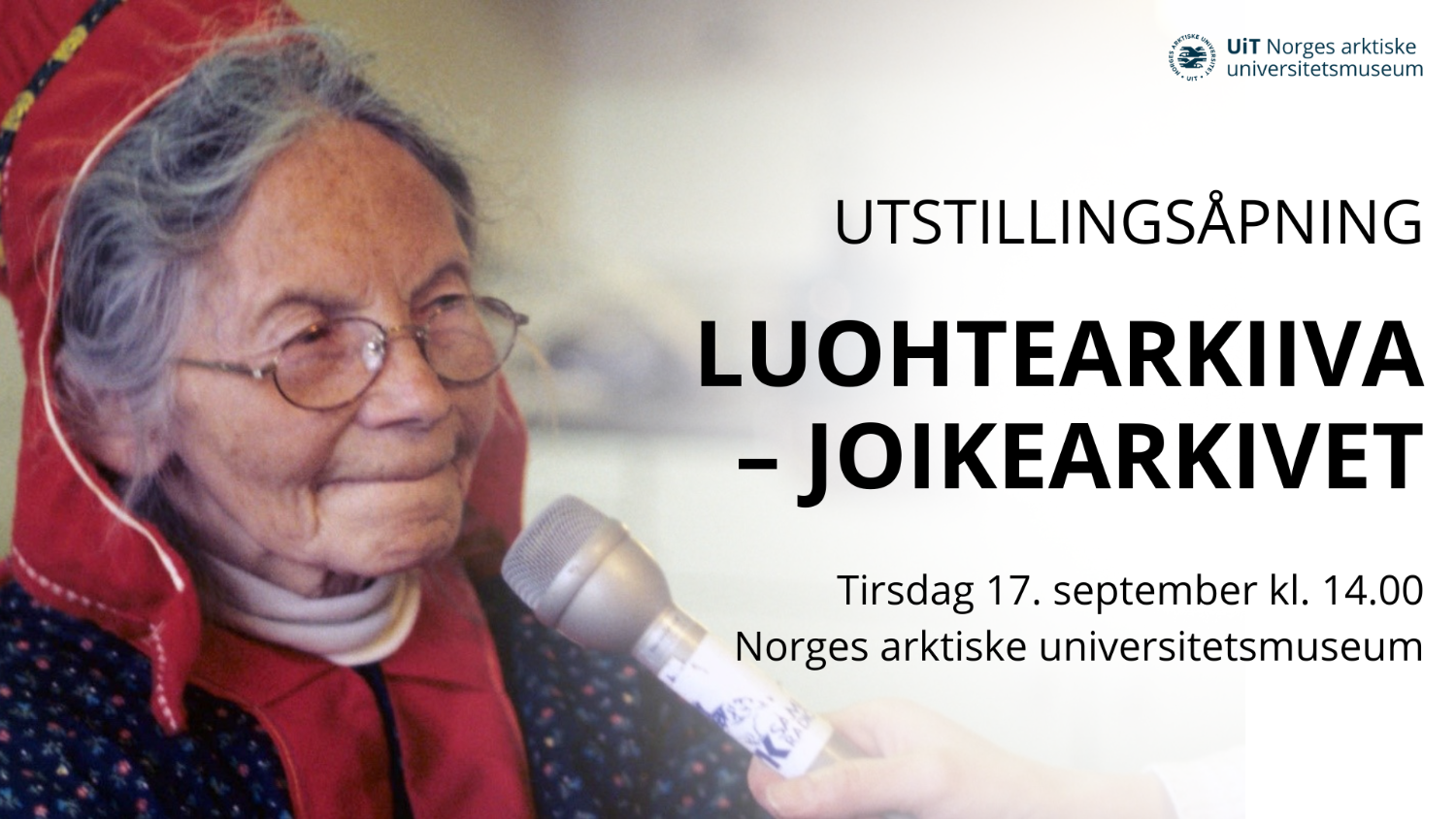 Illustrasjons-/bannerbilde for Utstillingsåpning: Luohtearkiiva – Joikearkivet 