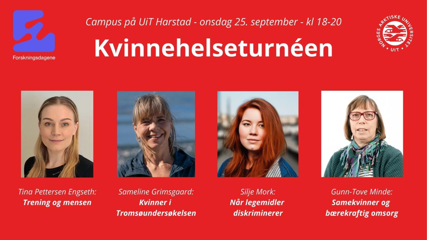 Illustrasjons-/bannerbilde for Kvinnehelseturn&eacute;en - Harstad