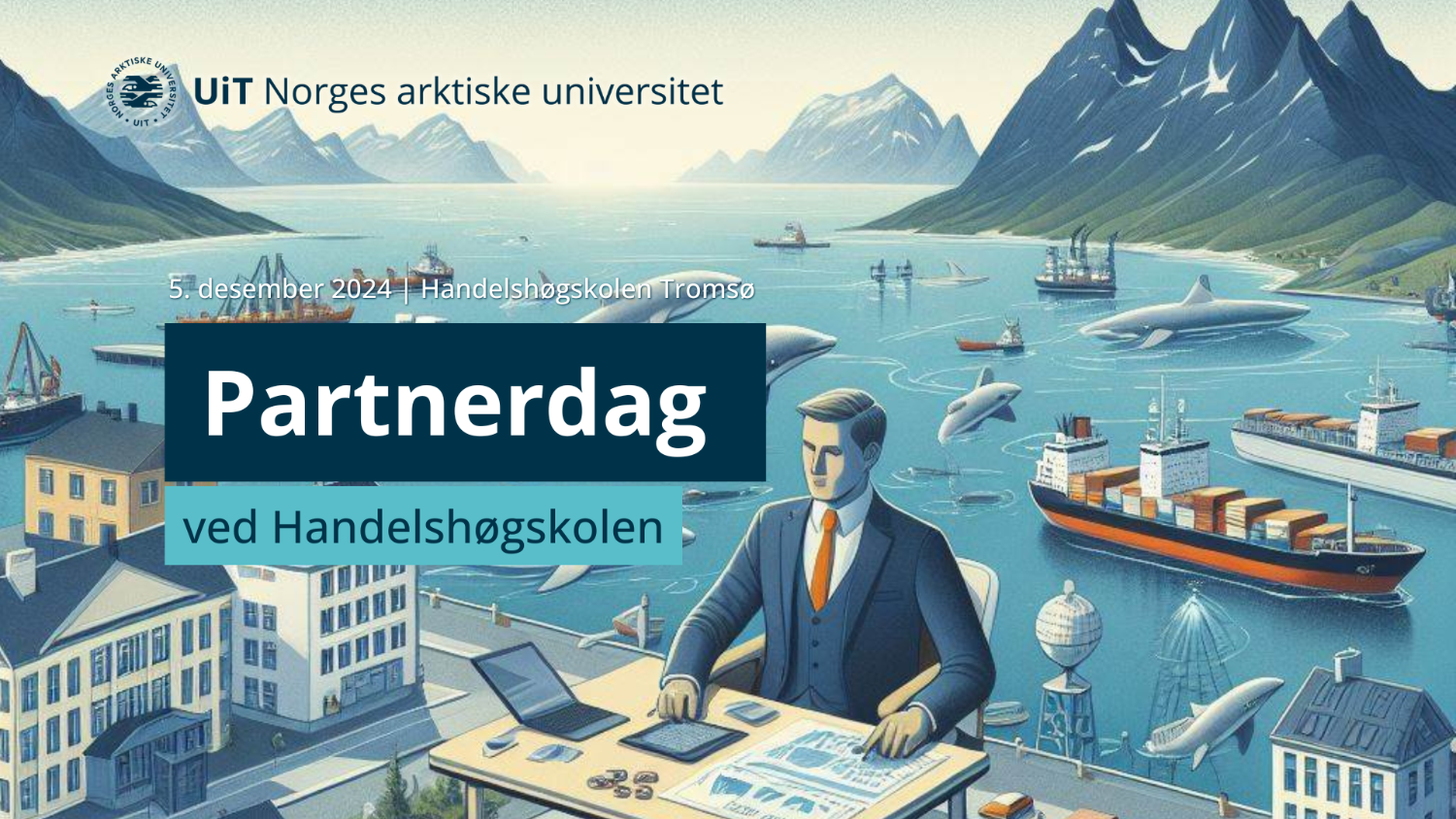 Illustrasjons-/bannerbilde for Partnerdagen ved Handelshøgskolen