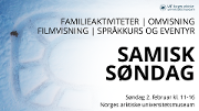 Bilde SAMISK SØNDAG | Familieaktiviteter | Omvisning | Film | Språkkurs og eventyrstund