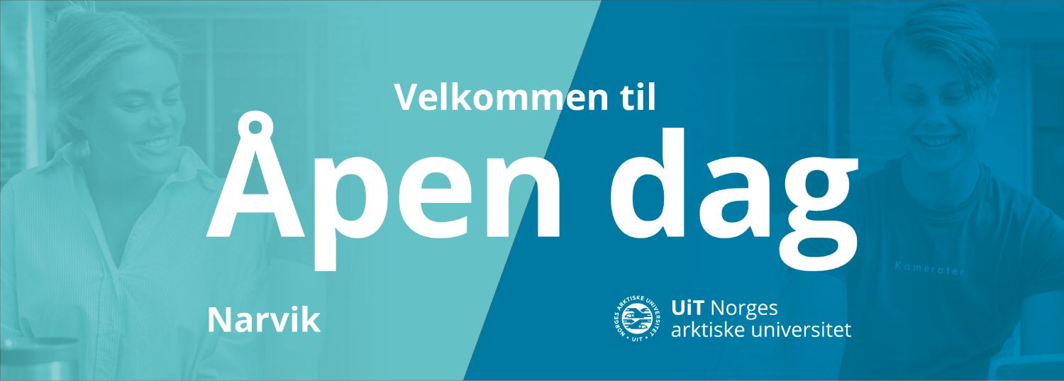 Illustrasjons-/bannerbilde for Åpen dag 2025 - UiT i Narvik