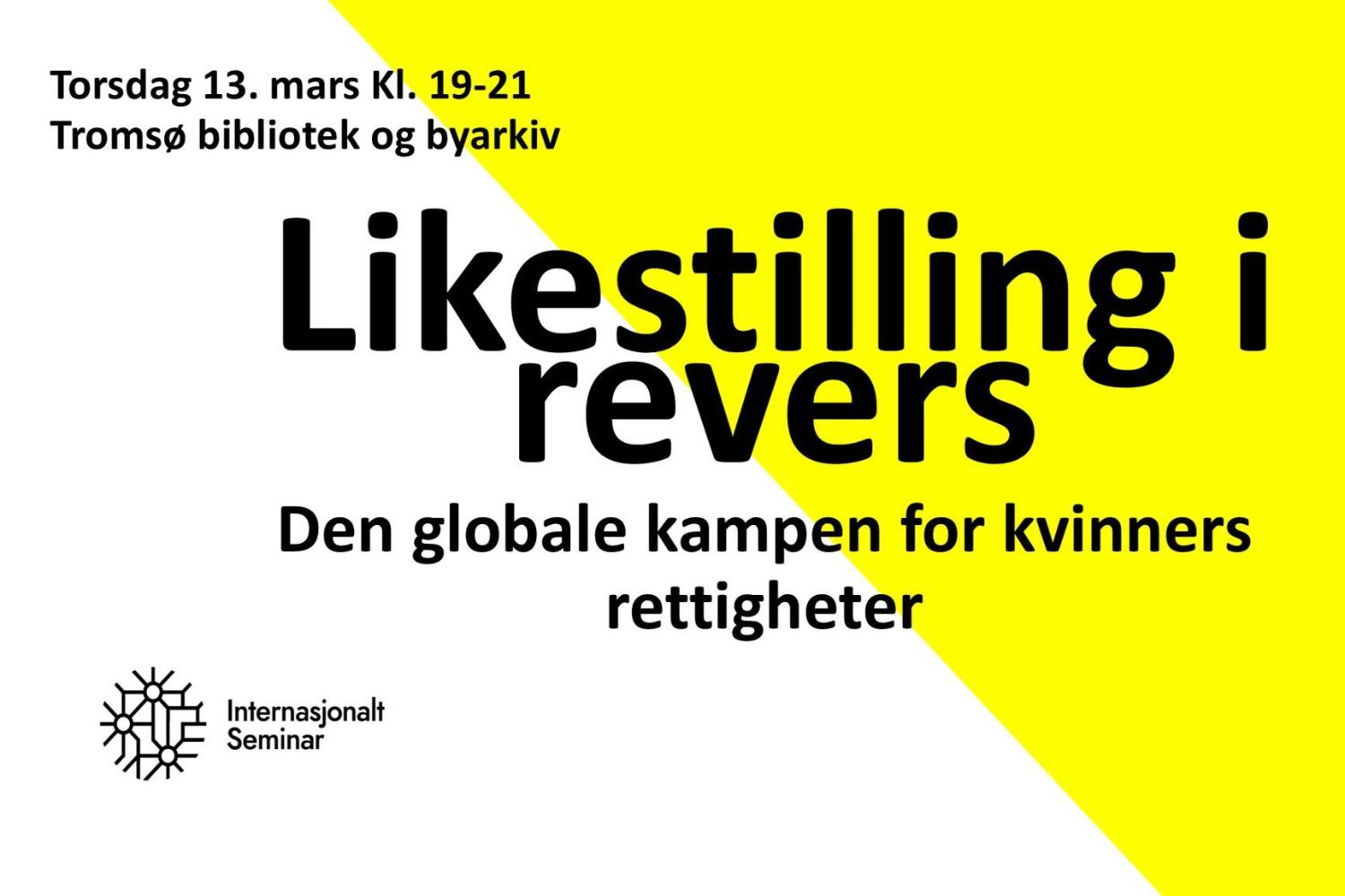 Illustrasjons-/bannerbilde for Åpent seminar om global kamp for kvinners rettigheter / Open seminar about the global struggle for women’s rights