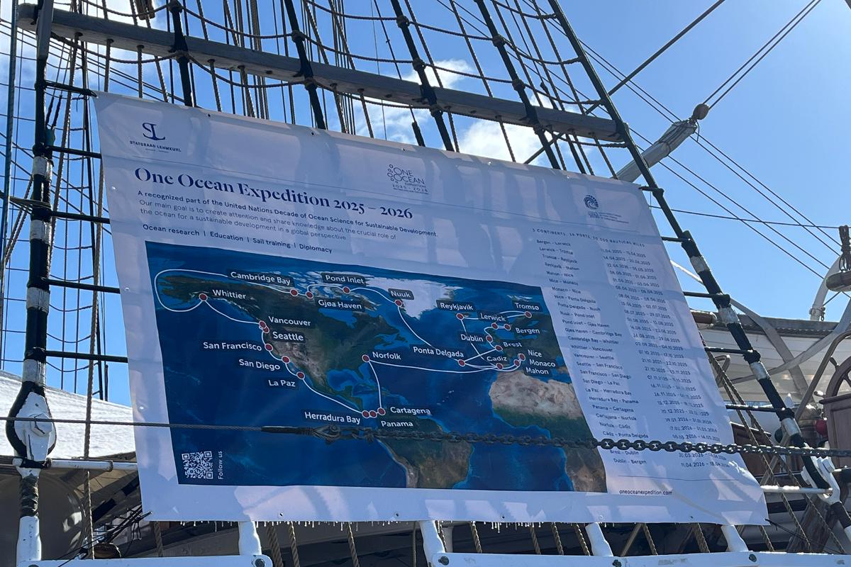 Ruta.jpg Banner i seilmast.