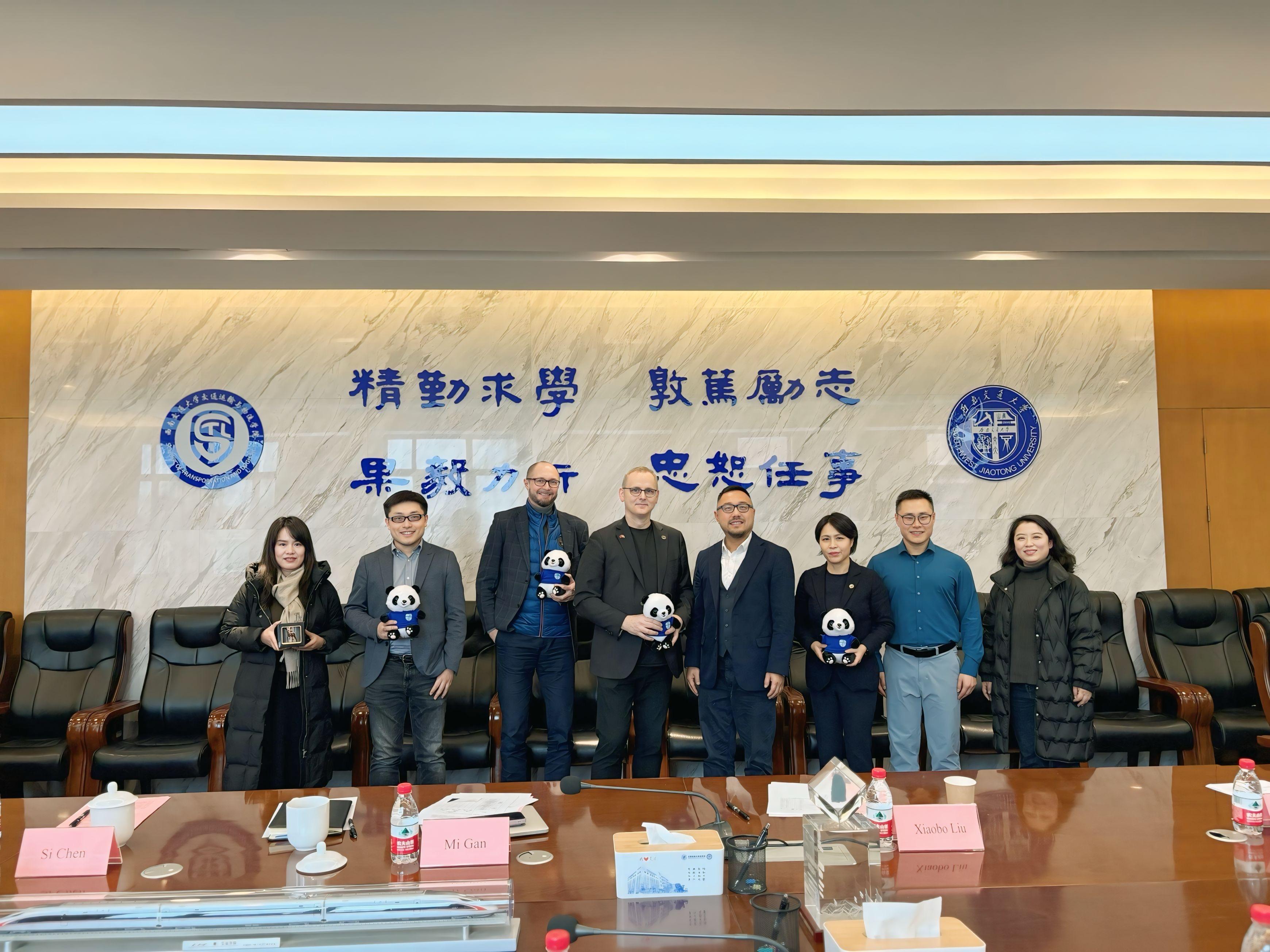 Delegations of UiT and SWJTU