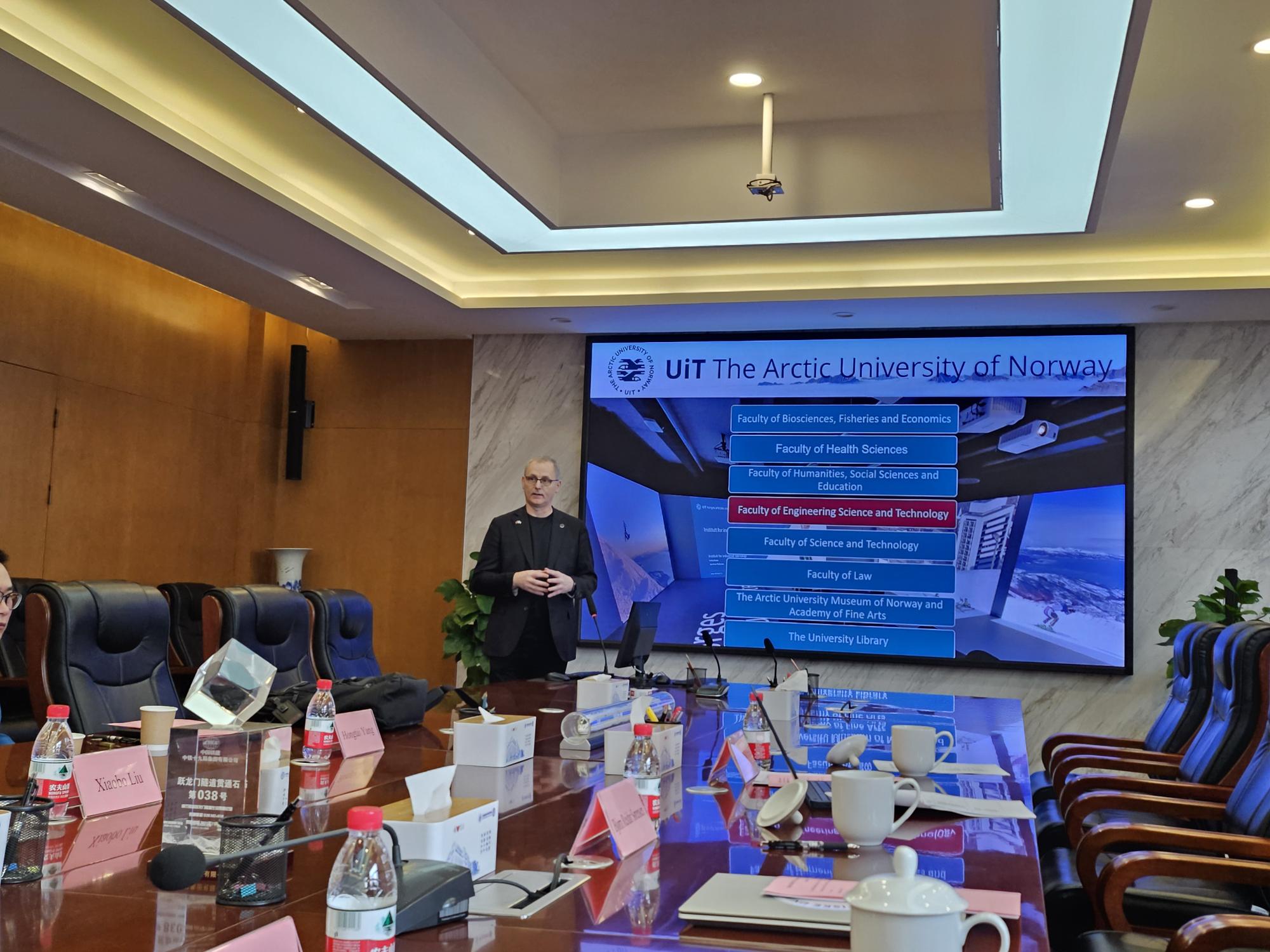 Presentation of IVT Faculty by Prof. Bjørn Reidar Sørensen