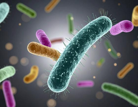 Firefly_bilde med flere typer bakterier. bakteriene har ulike farger og ulike former. 185893.jpg