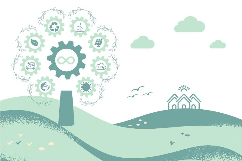 Illustrasjons-/bannerbilde for Kurs om sikkerhet p&aring; arbeidsplassen, global helse og b&aelig;rekraftig utvikling / Course on occupational safety, global health, and sustainable development