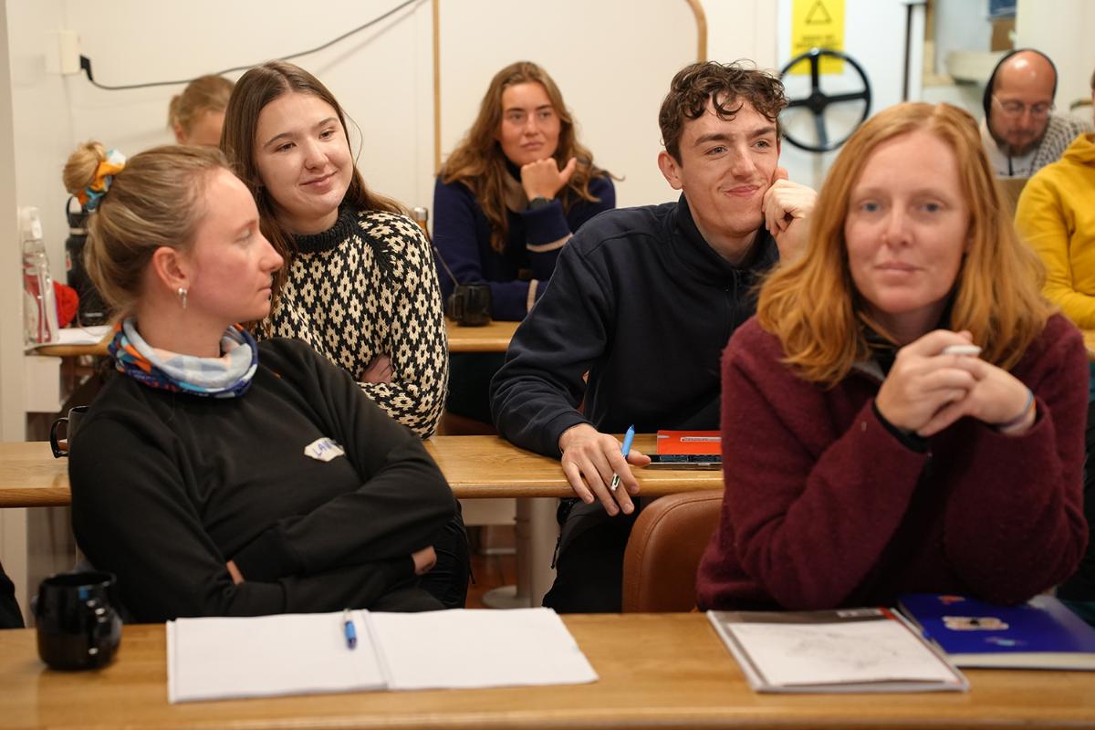 People in a classroom