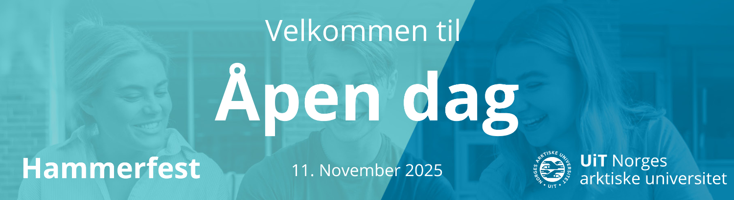 Illustrasjons-/bannerbilde for UiT inviterer til åpen dag UiT Hammerfest!