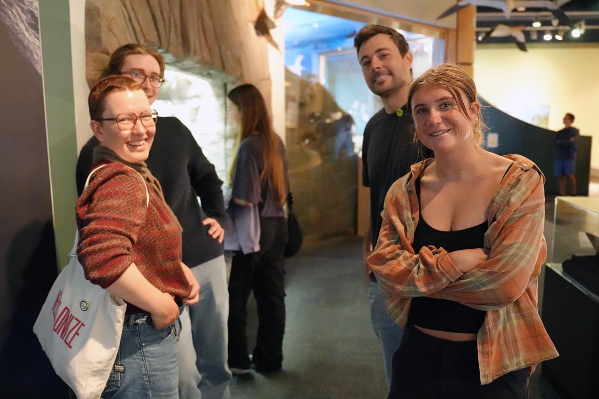 The students got to see the museum The Rooms when visiting the city. 