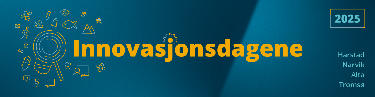 Illustrasjons-/bannerbilde for Innovasjonsdagen i Narvik 2025 / Innovation Day in Narvik 2025