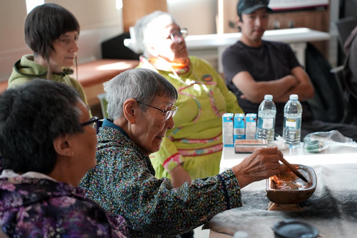 The oil lamp is important in the Inuit culture. 