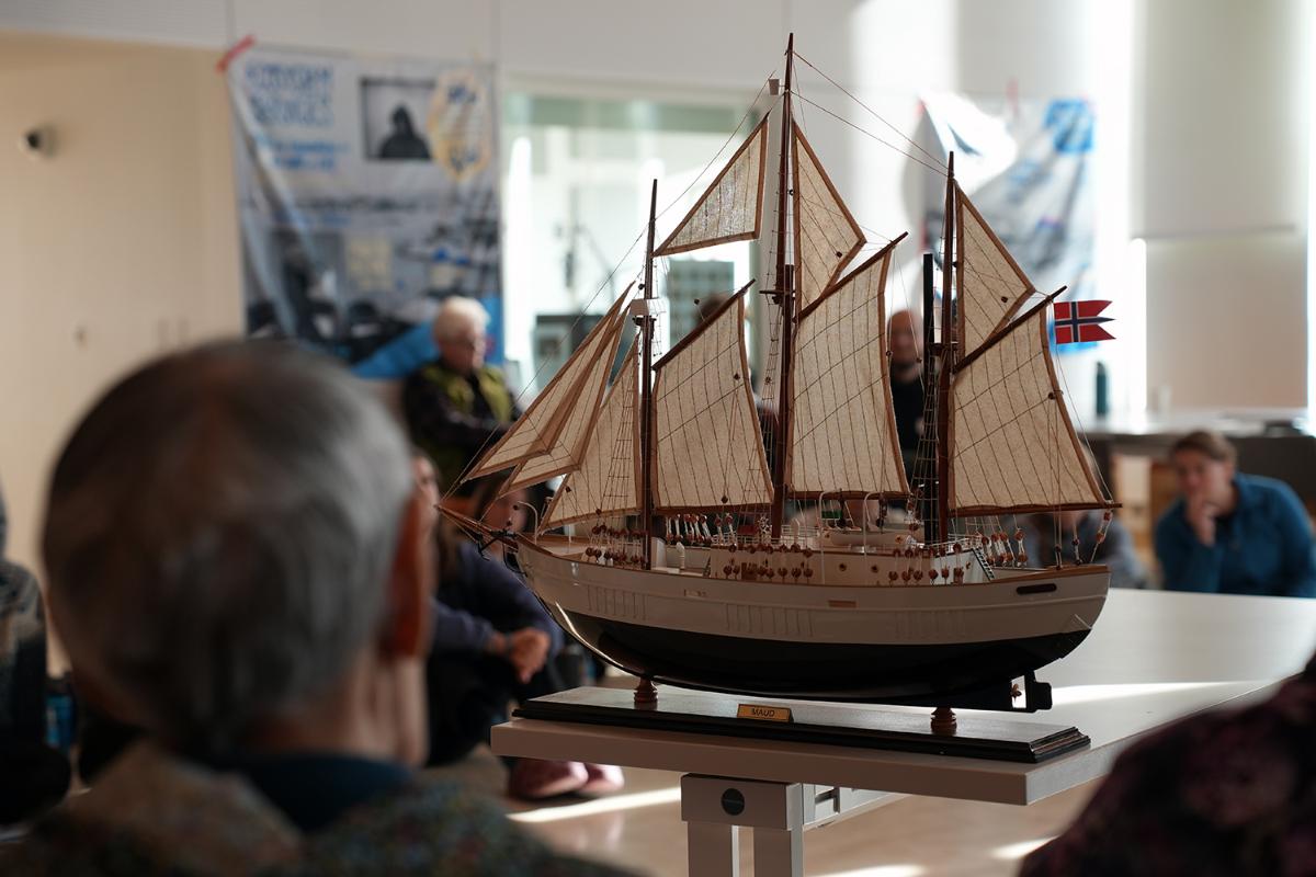 Model of a sailing ship