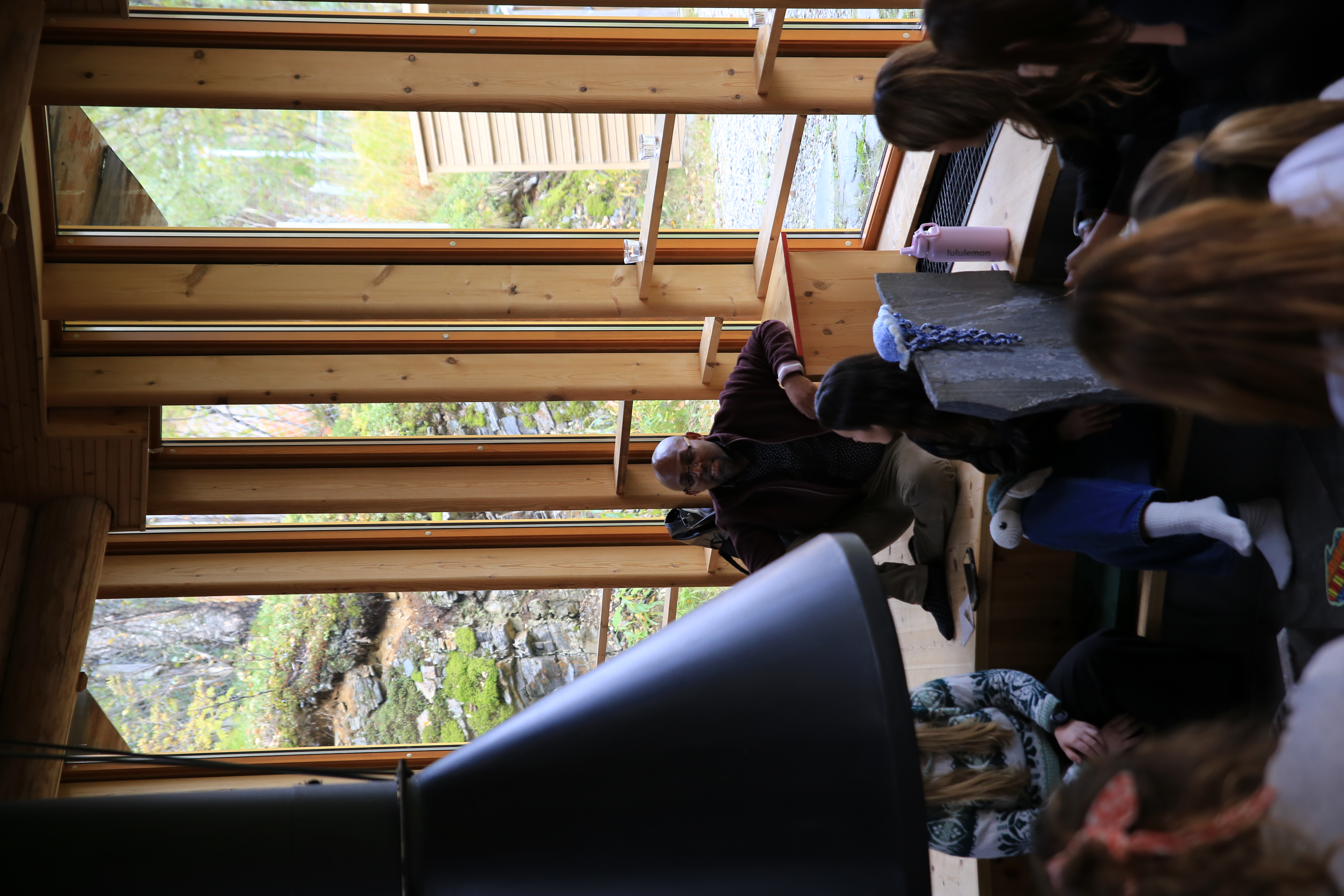 Man speaking in the circle