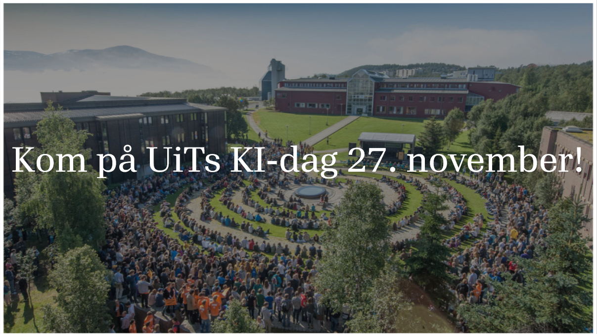 Illustrasjons-/bannerbilde for  UiTs KI-dag – kom med dine innspel!