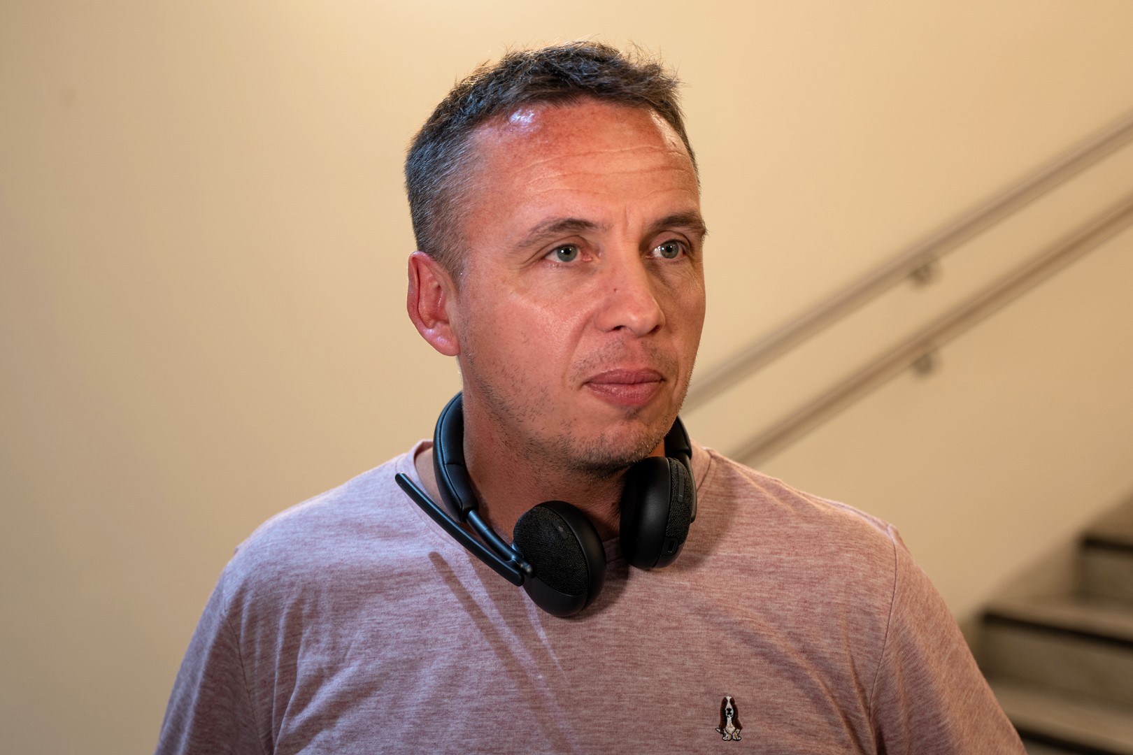 Portrettbilde av mannlig universitetsansatt. 