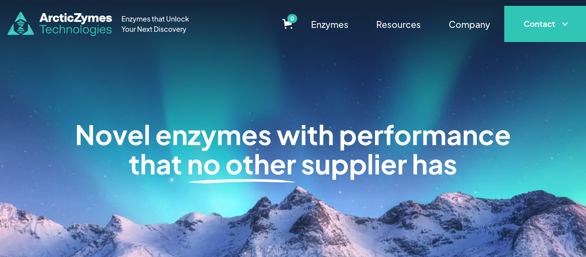 ArcticZymes website