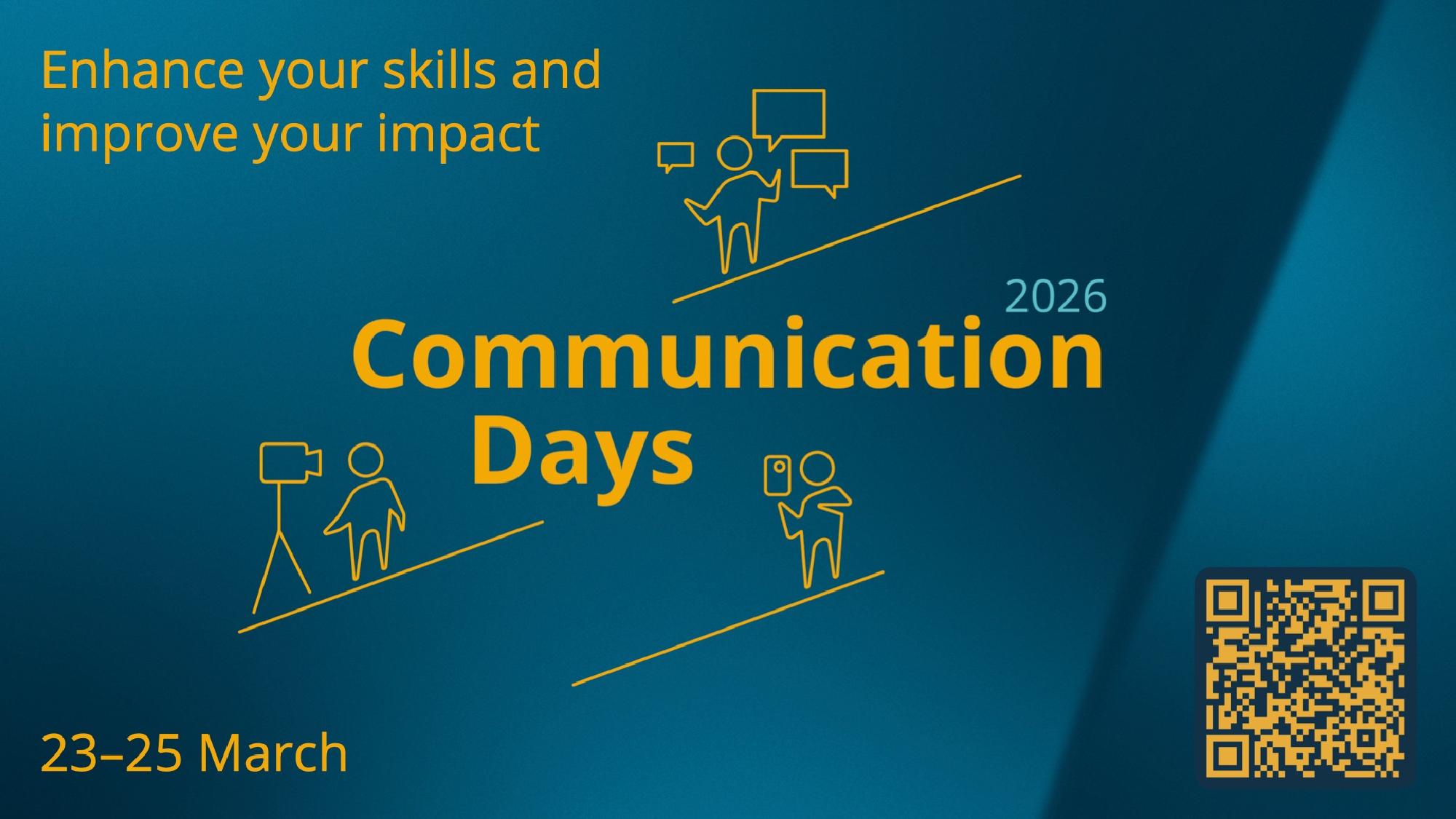 Illustrasjons-/bannerbilde for Communication days 2026