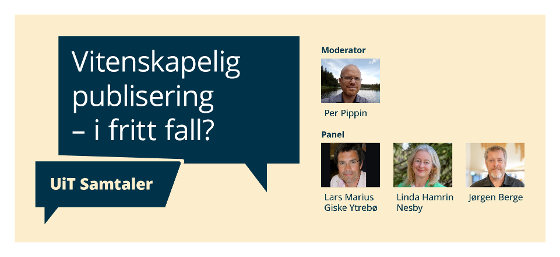 Illustrasjonsbilde for UiT Samtaler: Vitenskapelig publisering – i fritt fall? 