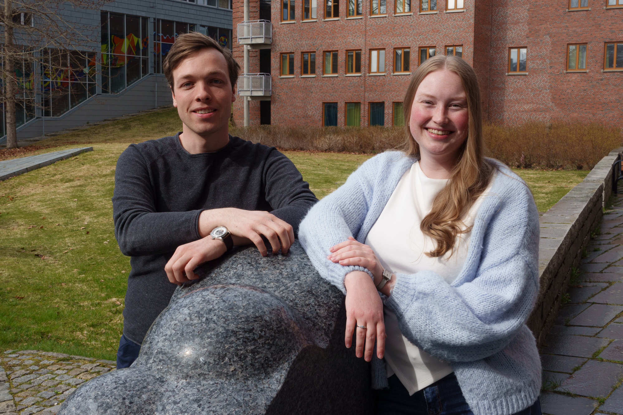 Henrik S&oslash;rland and Elise Eide