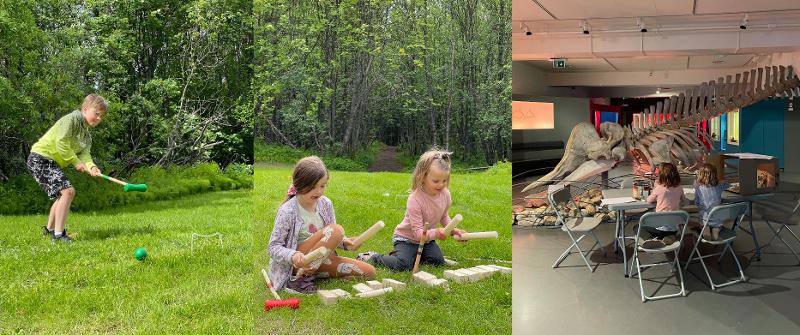Photos of children playing