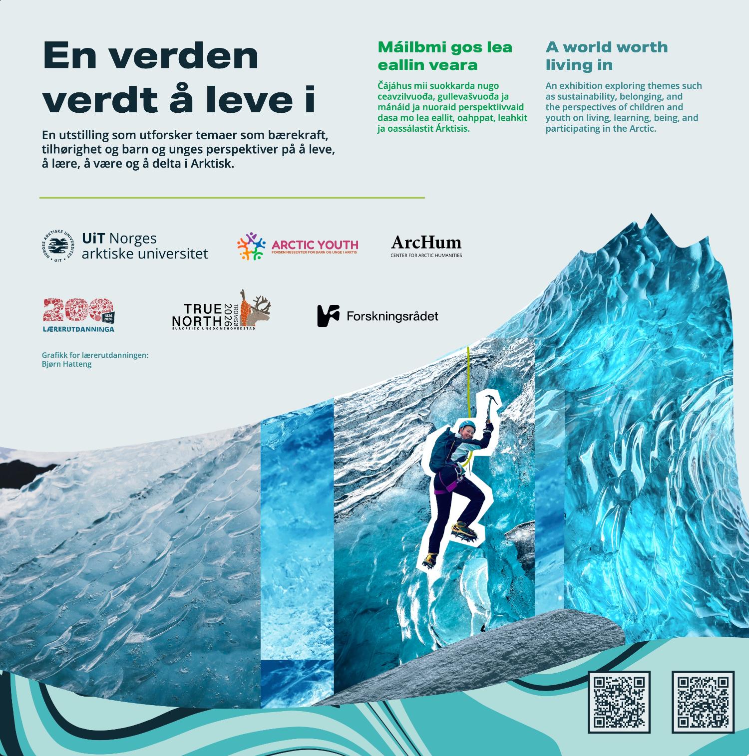 Illustrasjons-/bannerbilde for Utstilling: En verden verdt &aring; leve i