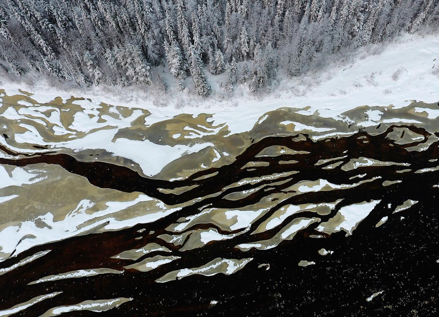 Illustrasjons-/bannerbilde for RiverPulse Conversations Living with salmon rivers amid climate change: Relations, knowledges and rights in a changing Arctic